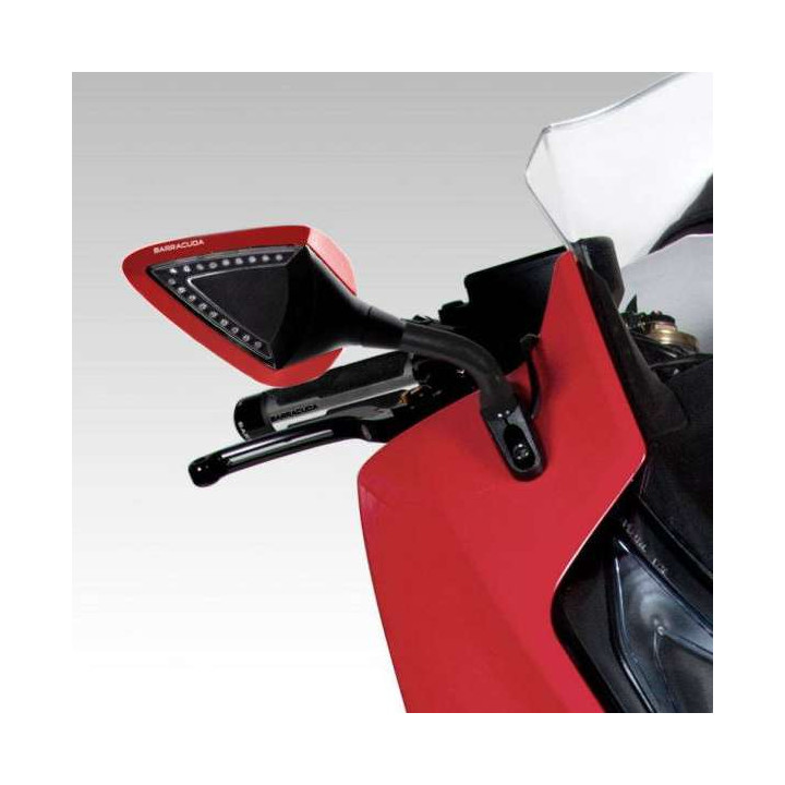 Barracuda D-VERSION RACE approved motorcycle mirrors
