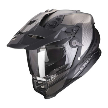 Casque moto Scorpion ADF-9000 AIR TRAIL Noir mat / Argent