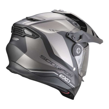 Casque moto Scorpion ADF-9000 AIR TRAIL Noir mat / Argent