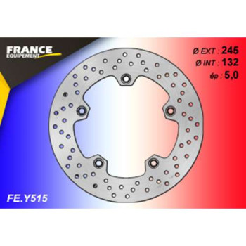 Kit freinage arrière FE disque rond + plaquettes AP Racing Yamaha TÉNÉRÉ 700