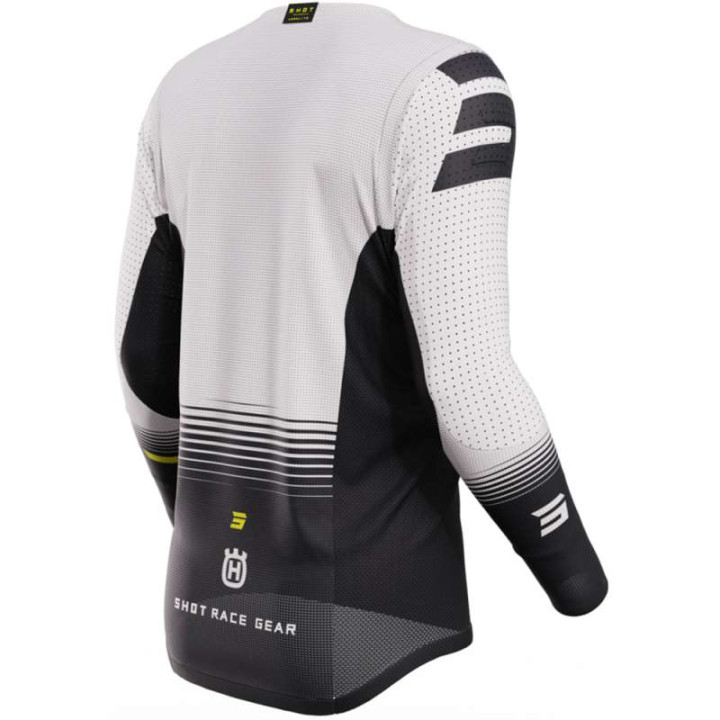 Shot AEROLITE HUSQVARNA LIMITED BLACK motocross jersey