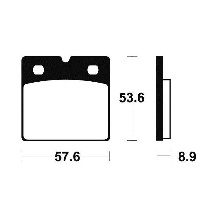 Plaquettes de frein métal fritté BENDIX MF140