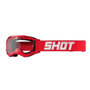 Masque moto cross Shot ASSAULT 2.0 SOLID RED GLOSSY
