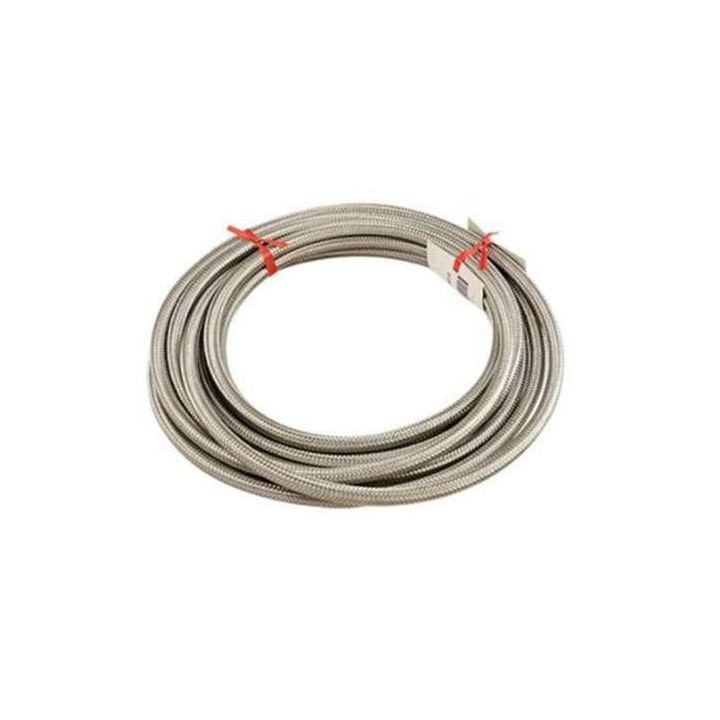 6x10.5mm braided stainless steel petrol hose - 5M 6x10.5mm braided stainless steel petrol hose - 5M