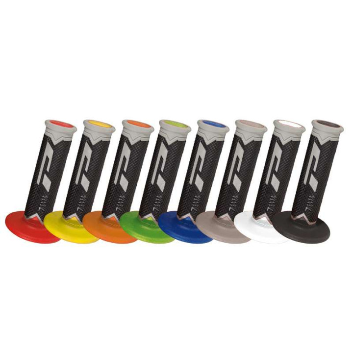 Poignées moto cross ProGrip 788 (base grise)