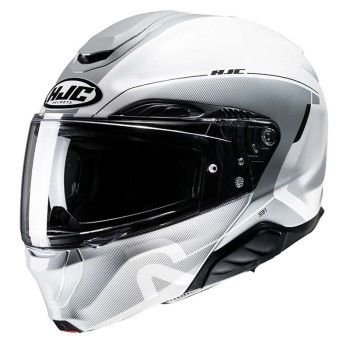 Casque moto modulable HJC RPHA 91 COMBUST GRIS/BLANC