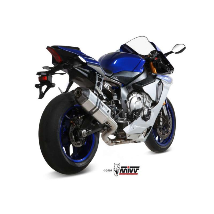 Ligne complète Mivv SPEED EDGE EVO Titane (R.YA.0010.SRT) Yamaha YZF R1