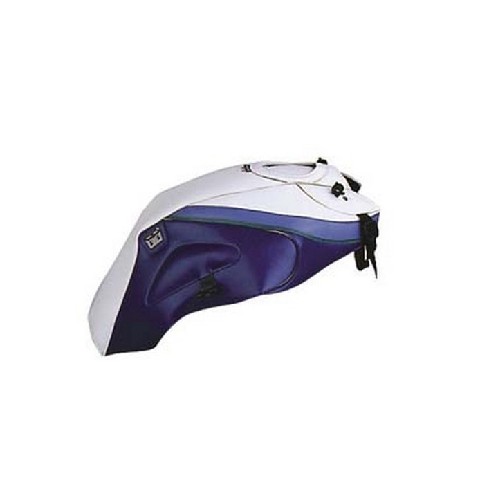Tapis de réservoir Bagster blanc/bleu/bande ciel (1234B) Yamaha XJ900 Tapis de réservoir Bagster blanc/bleu/bande ciel (1234B) Yamaha XJ900