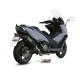 Ligne complète Mivv SPEED EDGE Inox noir (O.009.LRB) Kymco AK550