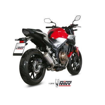 Mivv MK3 Inox muffler (H.075.SM3X) Honda CB500F