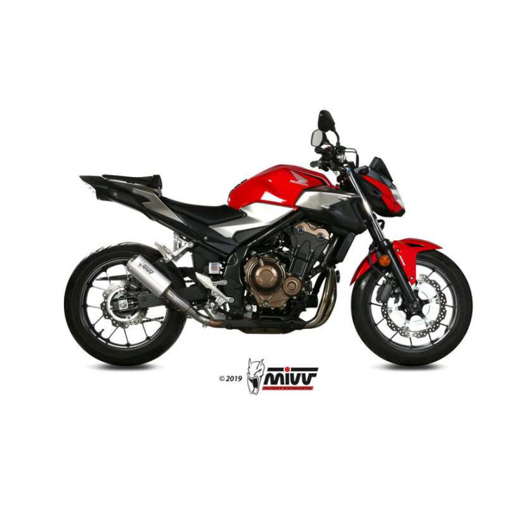 Silencieux Mivv MK3 Inox (H.075.SM3X) Honda CB500F Silencieux Mivv MK3 Inox (H.075.SM3X) Honda CB500F
