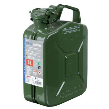 Jerrican métallique type militaire 5 litres
