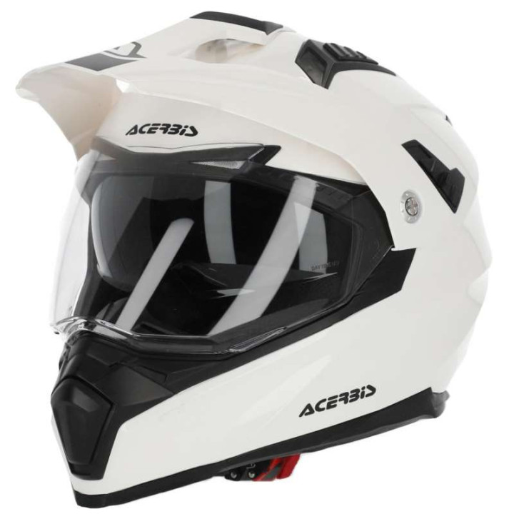 Casque moto enduro Acerbis FLIP 22.06 BLANC