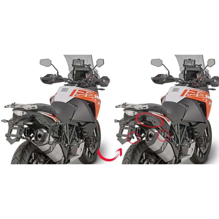 Support Givi pour valises MONOKEY (PLR7706) KTM SUPER ADVENTURE R/S/T 17-