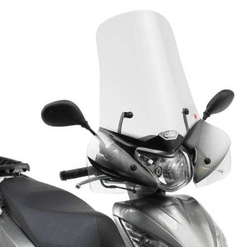Pare-brise incolore Givi (308A+A1153A) Honda VISION 50/110 11-