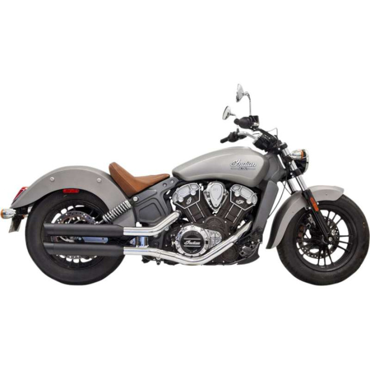Muffler BASSANI SLASH-CUT Black 8S27BSB Indian SCOUT