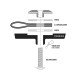 Kriega OS-RACK LOOPS KTM FIT bindings for soft luggage