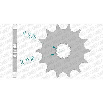 Pignon AFAM 15 dents pas 525 type 22404 Suzuki GSF 400 Bandit