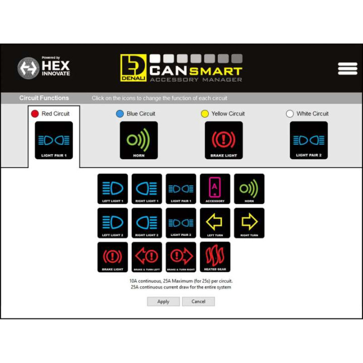 DENALI CANsmart Husqvarna Norden 901 harness (DNL.WHS.24700)