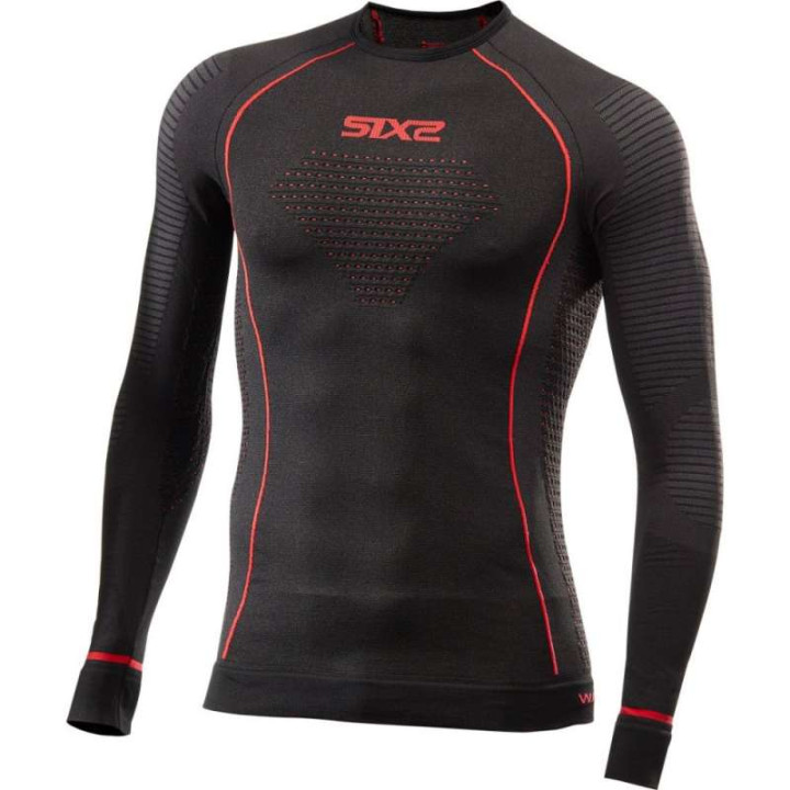Maillot thermique moto SIXS TS2W CU BLACK CARBON