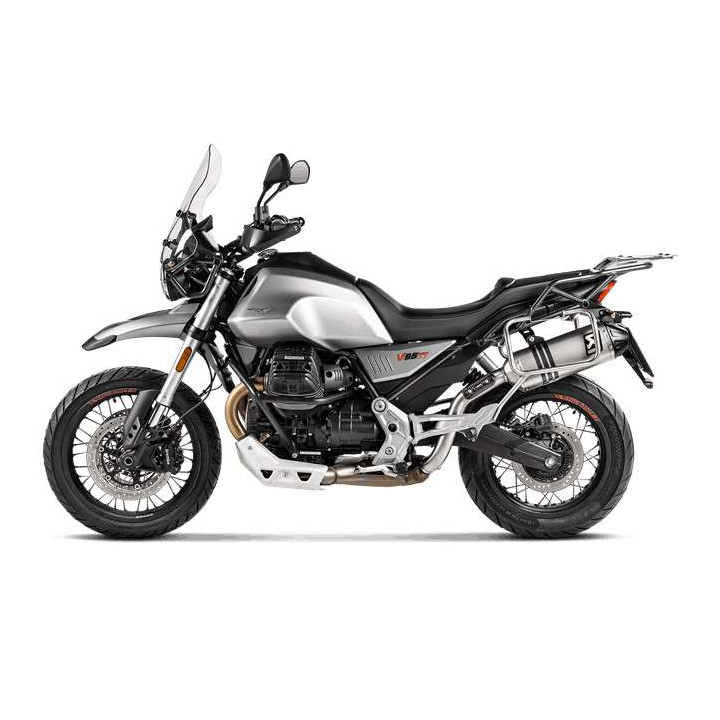 Silencieux homologué Akrapovic Titane Moto Guzzi V85 TT