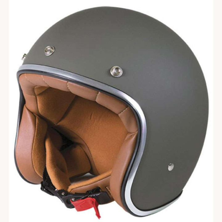 Casque moto Stormer PEARL KAKI MAT