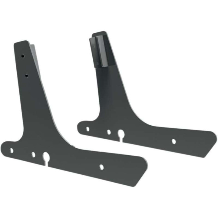 Platines de fixation noires pour Sissy bar SPORTSTER XL1200/XL883 04-