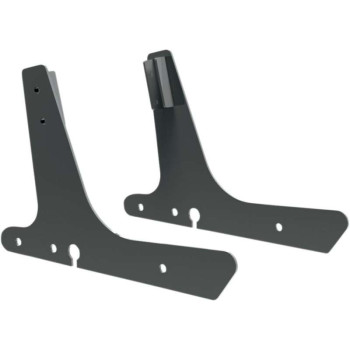 Platines de fixation noires pour Sissy bar SPORTSTER XL1200/XL883 04-