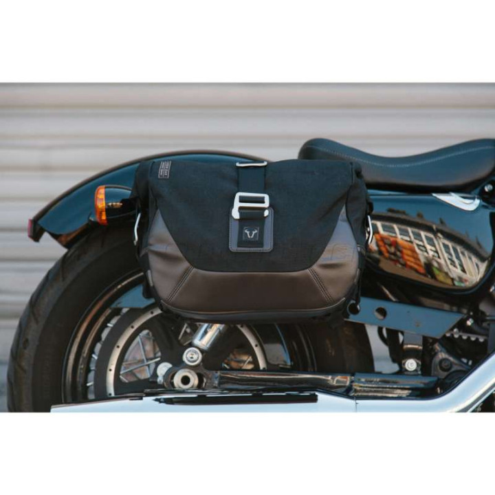 SW-Motech LEGEND GEAR LC1/LC2 rider bags + SLC spreaders Harley XL883/1200 SPORTSTER