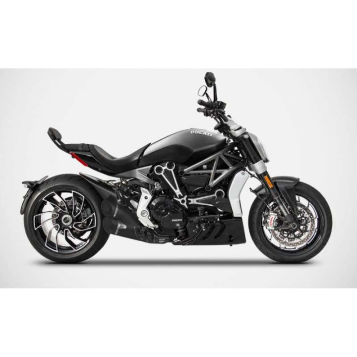 Ligne complète Zard INOX Noir homologuée Ducati XDIAVEL