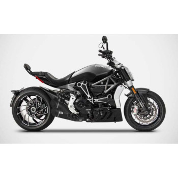 Ligne complète Zard INOX Noir homologuée Ducati XDIAVEL