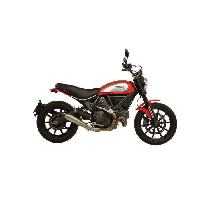 Silencieux homologué LeoVince SBK GP Style Inox Ducati SCRAMBLER 15-