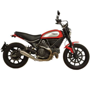 LeoVince SBK GP Style Inox Ducati SCRAMBLER 15- approved muffler