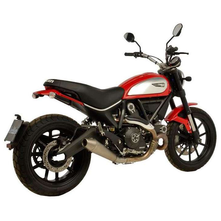Silencieux homologué LeoVince SBK GP Style Inox Ducati SCRAMBLER 15-