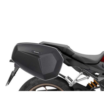 Sacoches cavalières Shad E48SR + écarteurs CB650R (H0CR61SR) Sacoches cavalières Shad E48SR + écarteurs CB650R (H0CR61SR)