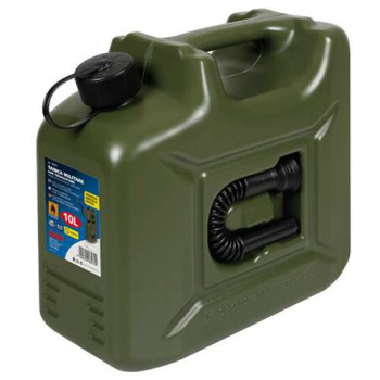 Jerrican plastique type militaire 10 litres