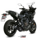 Ligne complète Mivv SPEED EDGE Inox noir (Y.058.LRB) Yamaha MT-07 TRACER