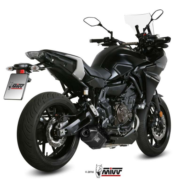 Ligne complète Mivv SPEED EDGE Inox noir (Y.058.LRB) Yamaha MT-07 TRACER