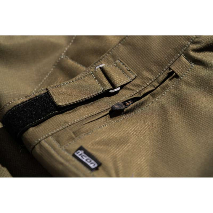 Sur-pantalon moto Icon PDX3 OLIVE