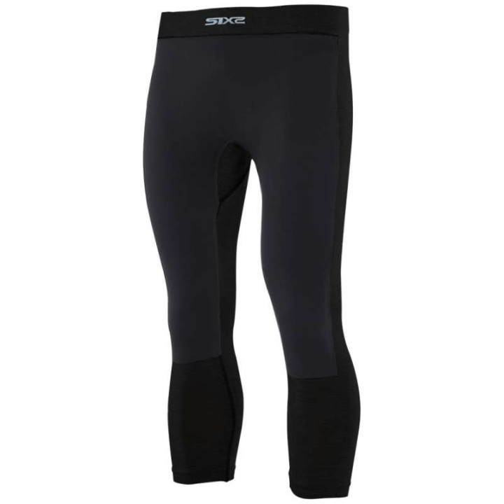 SIXS PNXWB MERINOS BLACK Thermal Pants