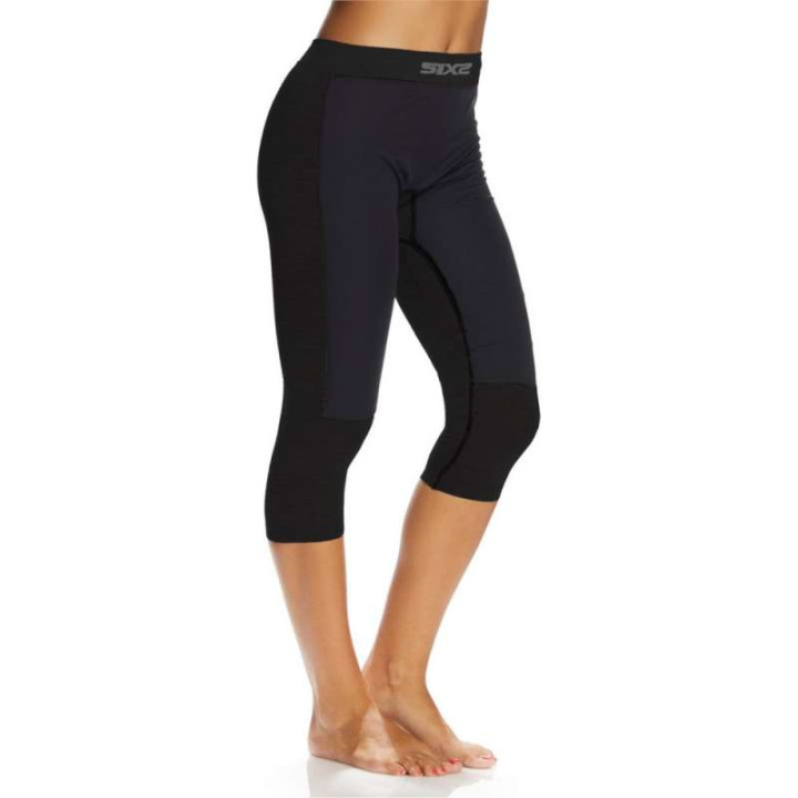 SIXS PNXWB MERINOS BLACK Thermal Pants