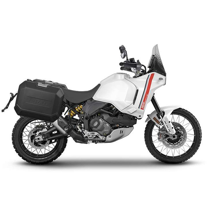 Shad TERRA TR47/TR36 aluminum suitcase kit + 4P brackets (D0DS924P) Ducati DESERT X Shad TERRA TR47/TR36 aluminum suitcase kit + 4P brackets (D0DS924P) Ducati DESERT X