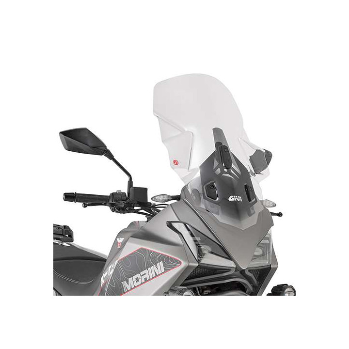 Bulle incolore Givi +15 cm (D9350ST) Moto Morini X-Cape 649
