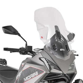 Bulle incolore Givi +15 cm (D9350ST) Moto Morini X-Cape 649