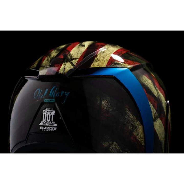 Casque moto Icon AIRFORM OLD GLORY