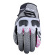 Gants moto femme Aventure Five TFX4 WOMAN GRIS/ROSE