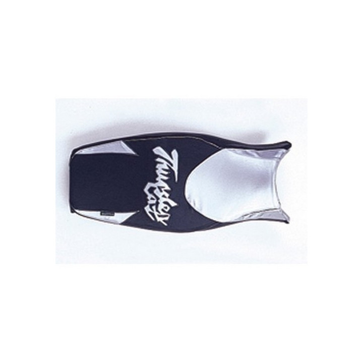 Housse de selle Bagster (2039D) Marine/Argent/Lettres Argent Yamaha YZF600 THUNDER CAT 96