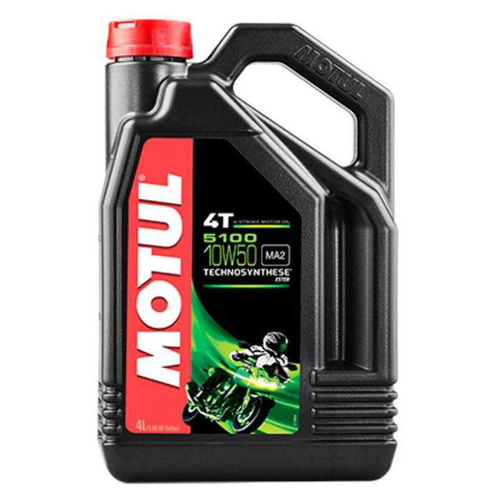 Huile moteur MOTUL 4T 5100 10W50 4 litres Huile moteur MOTUL 4T 5100 10W50 4 litres