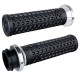 Poignées moto PushPull Harley Davidson ODI VANS Noir/Argent