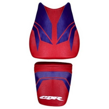 Housse de selle Bagster (2153D) Rouge/Bleu De Chine/Lettres Blanches Honda CBR1000RR 05 Housse de selle Bagster (2153D) Rouge/Bleu De Chine/Lettres Blanches Honda CBR1000RR 05